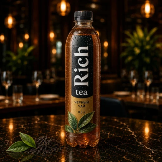 Холодный чай «Rich» Чёрный 0,5 л