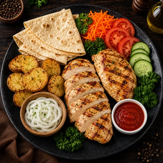Комбо-обед с куриной грудкой