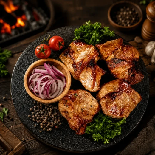 Шашлык из свиной шейки
