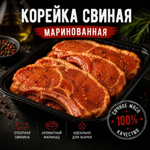 Корейка свиная (маринованная)