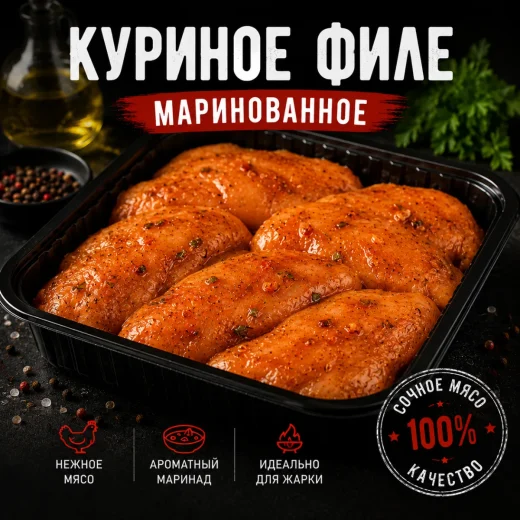 Куриное филе (маринованное)