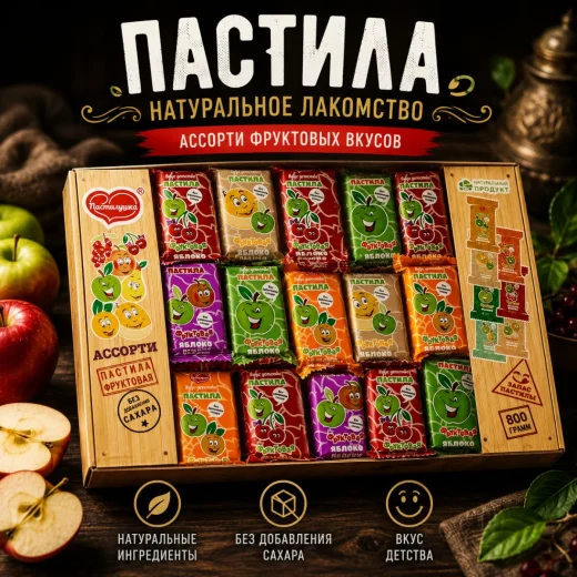 Пастила фруктовая 500 гр